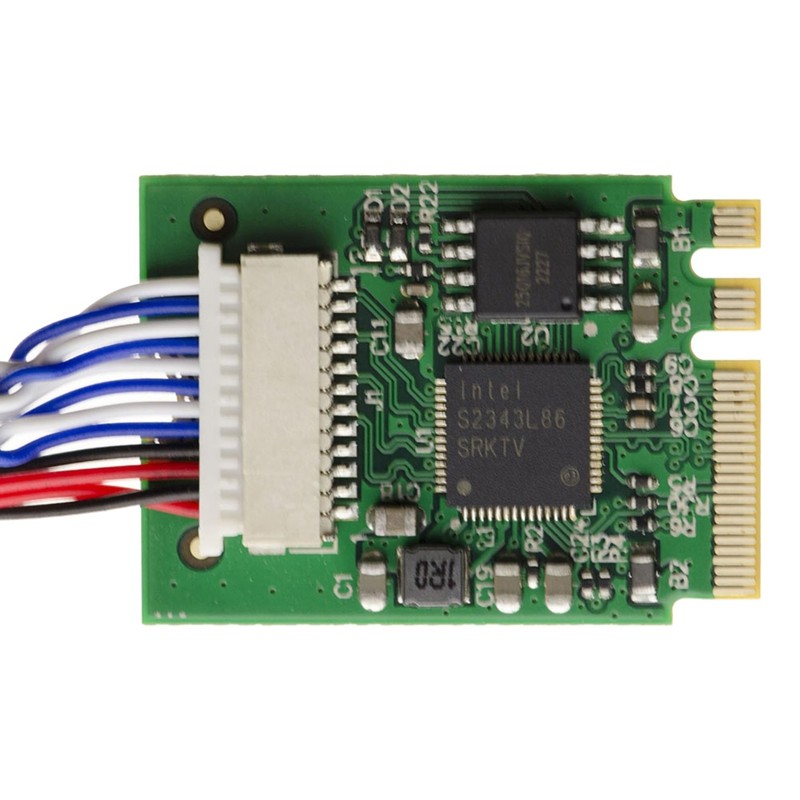 INFORMATIQUE M2 M.2 NGFF E A Key 2.5 Gigabit RJ45 LAN Ethernet 10 100 1000 1G 2.5G. với Chipset I226 SRKTV