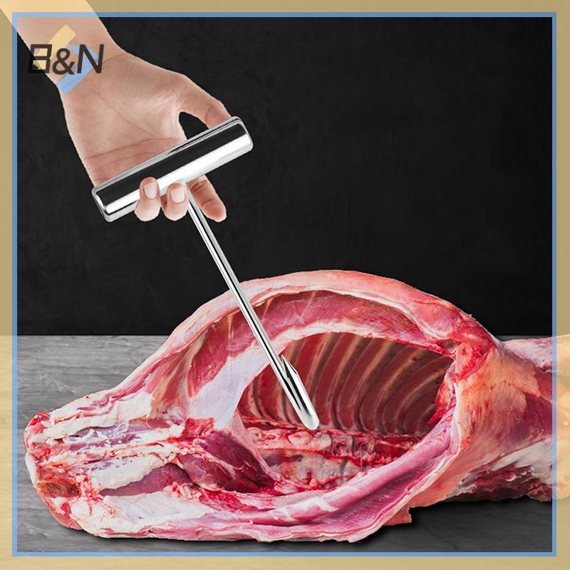 B & N Bếp Xúc Xích Thịt xông khói Chế Biến Thịt T Móc T-Handle Thịt Boning Móc Cho Nhà Bếp Cửa Hàng Đồ Tể Nhà Hàng BBQ Dụng Cụ.