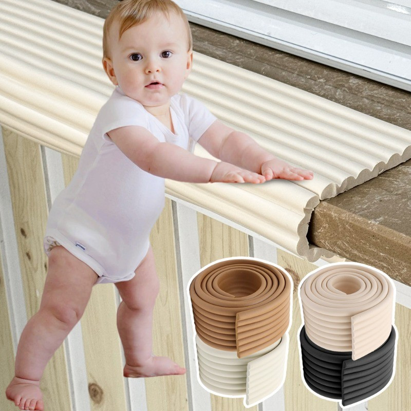 1 / 3 / 5Rolls Tấm bảo vệ góc cạnh bàn Dải đệm / Dải xốp bảo vệ chống va đập dày cho bé
