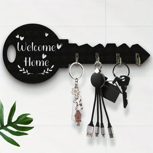 Phong cách Bohemian Quốc gia Móc chìa khóa bằng gỗ Móc chìa khóa Retro Móc khóa lối vào Móc khóa