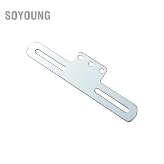 soyoung Keenso Universal Motorcycle License Plate Holder Bracket Mount Holder (Màu đen)