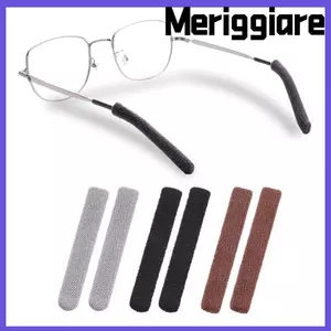 MERIGGIARE 1 Cặp Dụng Cụ Giữ Kính Mắt Đan, Kính Chống Trơn Trượt Bộ Trượt Kính Mắt Đầu Đền, Tay Cầm Tai Đầu Bền Được Làm Bằng Len Kính Chân Bộ Nơi Làm Việc
