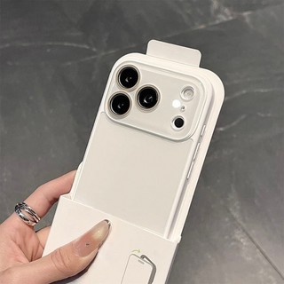 Ốp điện thoại cửa sổ nhỏ kính nhạy băng cao cấp cho iPhone17 16 15 14 13 12 11 Pro Max bảo vệ camera chống sốc chống rơi mặt sau cứng