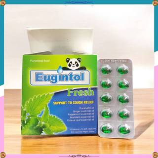 Viên Uống Tinh Chất Thảo Dược, Hỗ Trợ Làm Ấm, Giảm Ho, Tiêu Đờm, Eugintol Fresh Myvita 100 Viên
