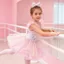 Váy múa ba lê trẻ em YUUKII, Tutu múa ba lê hiện đại đính Sequin, Đầm dự tiệc phồng thời trang Trang phục khiêu vũ Trẻ em bé gái