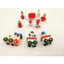 Mô Hình ông Già Noel Gỗ Đồ Chơi Giáng Sinh Trang Trí Decor, Tặng Quà