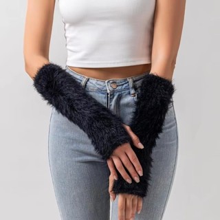 JKDESIGN Arm Warmer - Lông Cừu Mềm Mại, Ấm Áp Cho Công Việc Và Học Tập