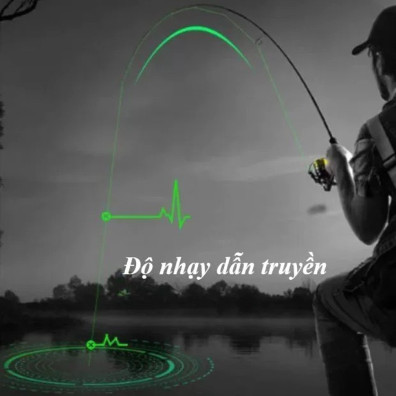 Cần Câu Lure Carbon Cao Cấp Siêu Khỏe - Chuyên Dụng Cho Máy Ngang & Đứng, Câu Xa Bờ Hiệu Quả