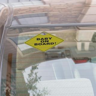 Baby on Board Sign Stickers Baby on Board Reflective Decal Child in Car Stickers for Window Bumper Safety Warning hdjvn