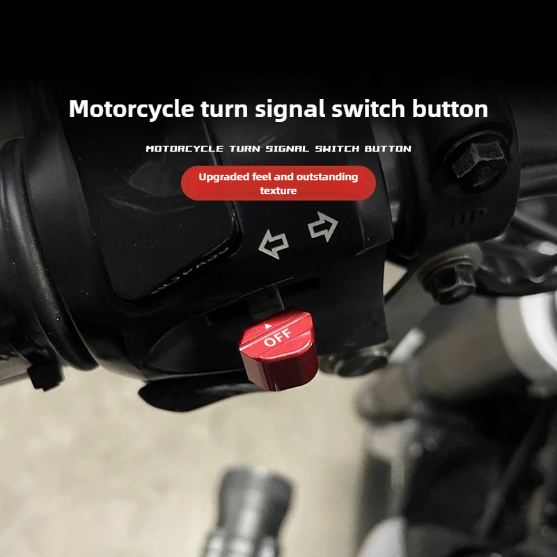 Dành cho Nút chuyển đổi tín hiệu rẽ HONDA PCX160 / ADV150 – Nắp chìa khóa trang trí bằng hợp kim nhôm