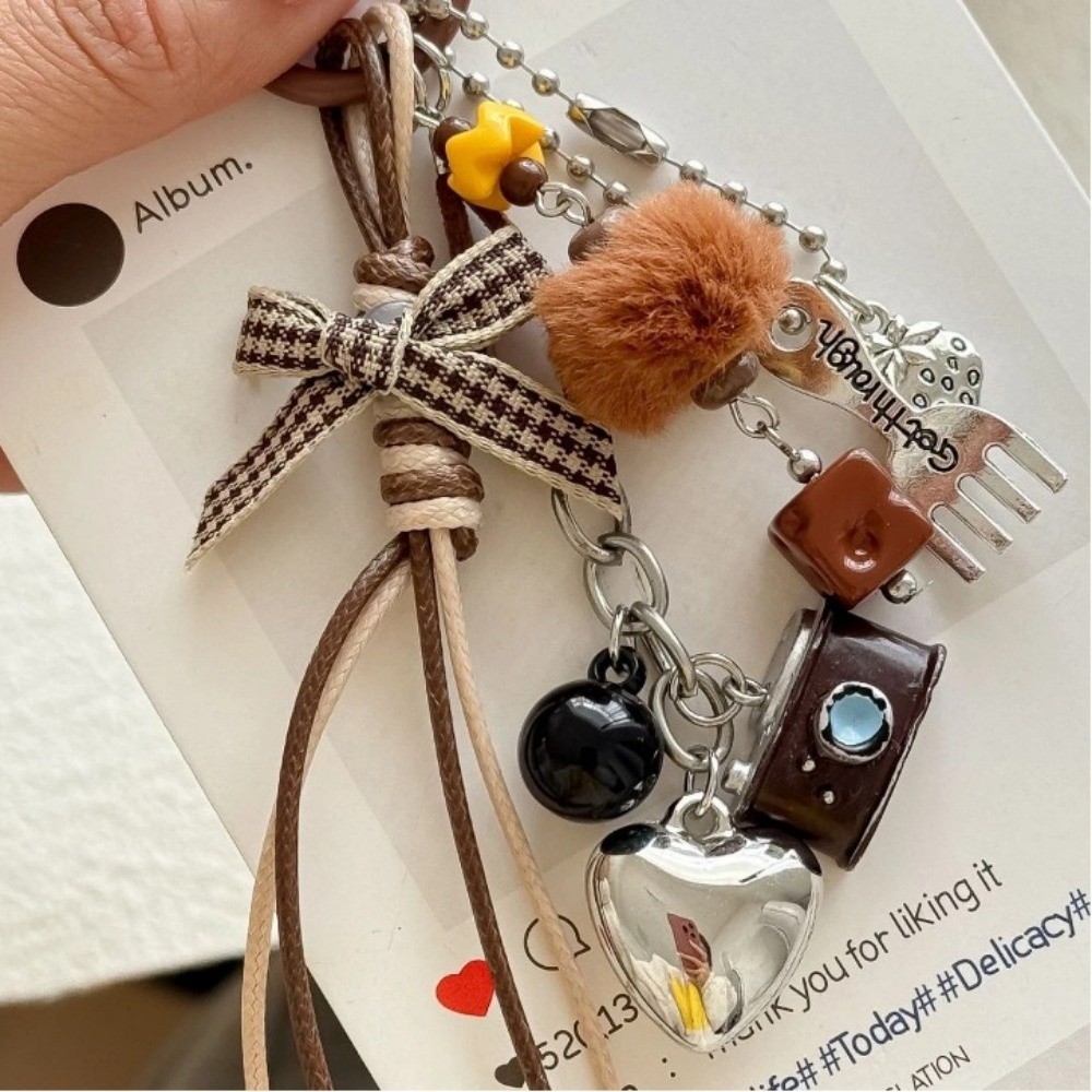 [Vận chuyển nhanh] Mặt dây chuyền túi xách MINIMALY, Móc khóa máy ảnh Mini bằng nhựa, Mặt dây chuyền treo cổ điển Túi móc khóa Phụ kiện Quà tặng