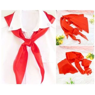 Khăn quàng đỏ đội viên dành cho học sinh - combo 3 chiếc khăn đỏ