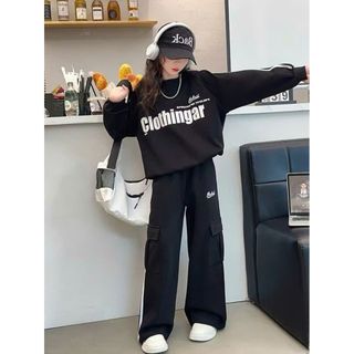 Bộ thu đông cho bé gái từ 17-45kg, mâu CLOTHING  thiết kế dày dặn, giữ ấm tuyệt vời cho bé yêu.