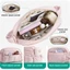 Túi đeo chéo MONOSTYLE, Túi đeo vai phồng chống thấm nước, Túi Tote màu trơn dung tích lớn có thể điều chỉnh thời trang ngoài trời