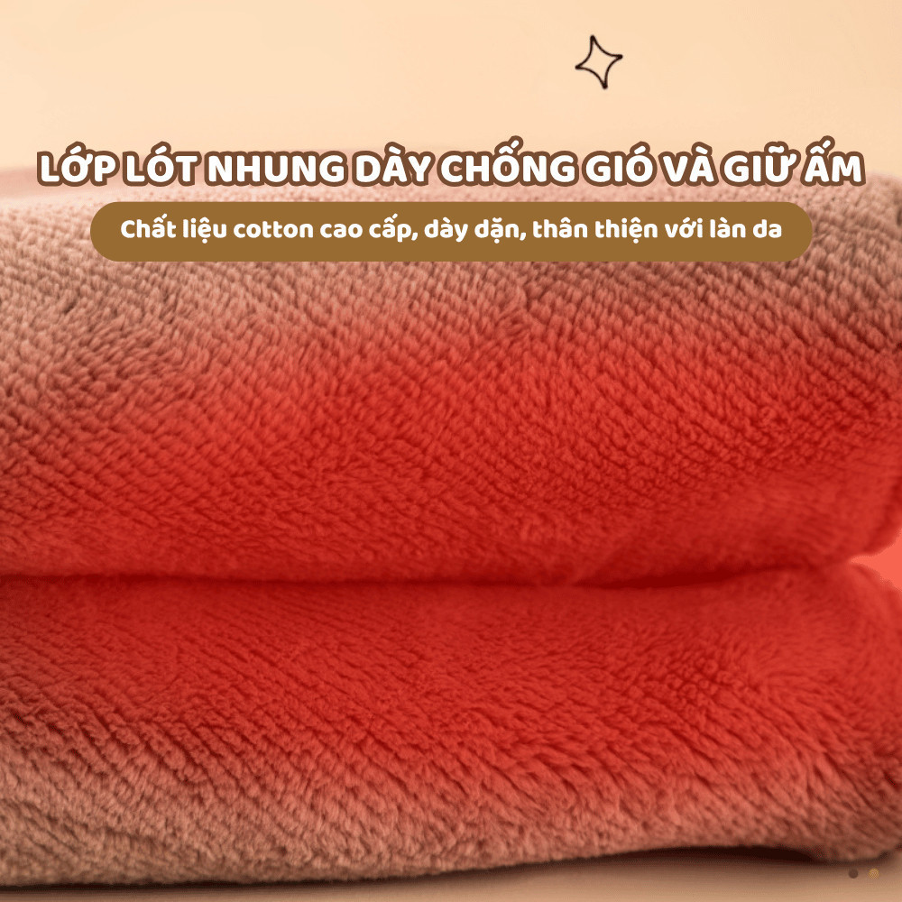 Găng Tay Lái Xe Lót Lông Cừu Ấm Áp Cho Nam Nữ Gắn Xe Máy Chống Nước Chống Gió Lạnh Richouse