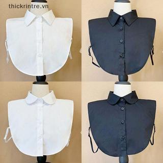 Áo sơ mi nửa chiều dài vintage với ren cổ giả detachable và khăn choàng, phụ kiện thời trang