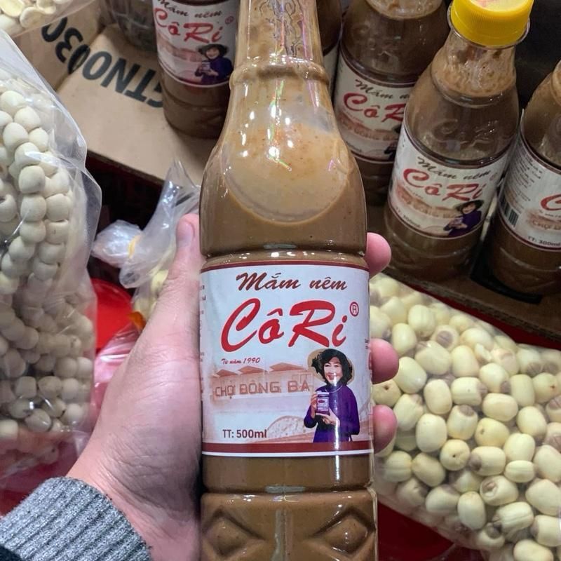 Combo 4 chai mắm nêm CÔ RI cao cấp chai lớn 500ml làm bún mắm nêm món chấm tuyệt đỉnh - Đặc Sản Huế