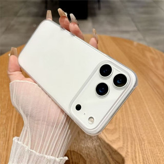 Ốp Điện Thoại PC Cứng Trong Suốt Siêu Mỏng Nhẹ Không Viền Cho iPhone 17 16 15 14 13 12 11 Pro Max XS Max XR 14/15Plus Ốp Lưng Cứng Bằng Nhựa