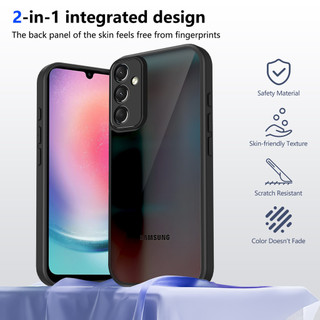 Dành Cho Samsung Galaxy M34 5G Ốp điện thoại Cứng Mờ Da-Cảm Giác Mềm Khung TPU Chống Sốc Mỏng Mỏng Bao