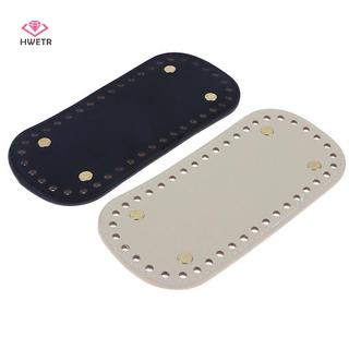 HWETR 1 8x18cm Hình Bầu Dục Đáy Dài Cho Túi Dệt Kim Túi Da Handmade Đáy Có Lỗ DIY Móc Túi Đáy Phụ Kiện Mới