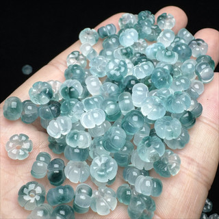 ((20 Hạt) Bí Ngô và Hoa Mai 8x5mm - Phụ Kiện DIY Vòng Tay