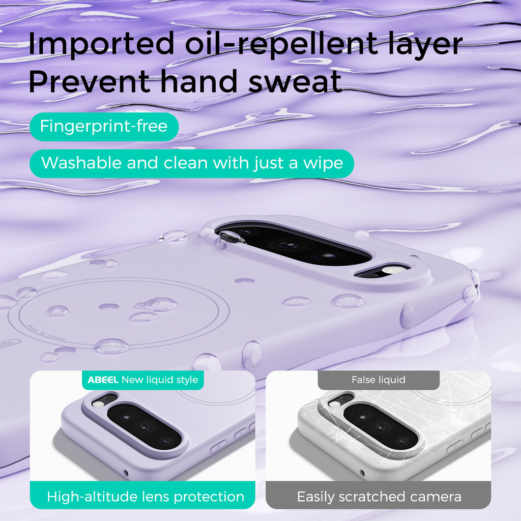 Ốp Điện Thoại Silicon Lỏng Chính Thức Cho Google Pixel 10 9 Pro XL 9 10 Pro 9A 5G Vỏ Mềm Bảo Vệ Cản