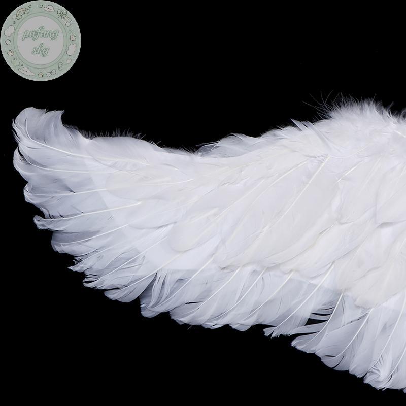 PUSKY Nuốt Hình Thiên Thần Trắng Có Dây Đeo Đàn Hồi Cho Trẻ Em Tiệc Cosplay Halloween Trang Trí Sinh Nhật VN