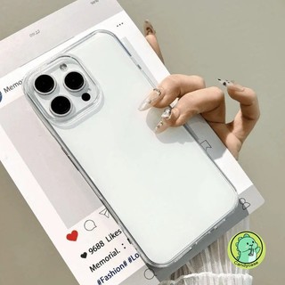 Ốp Điện Thoại Lỗ Lớn Màu Trắng Tối Giản Cao Cấp Cho Redmi Note 15 14 14S 13 12 Turbo 12S 11 Pro Plus Speed SE 11S 10 9 Pro Max 10S 9S 9T 5G 4G Vỏ IMD Chống Sốc Dễ Thương