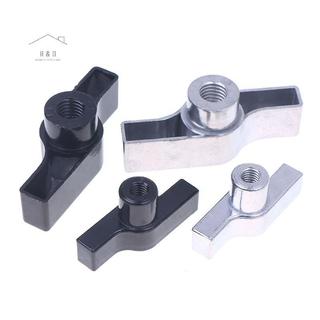 RO > 1 Cánh Đai Ốc Giàn Kẹp Tay Cầm Phần Nhôm Mạ Kẽm M8 M12 Tay Cầm Màu Xám Đai Ốc Núm T-nut Cho Móc Nhẹ Mới