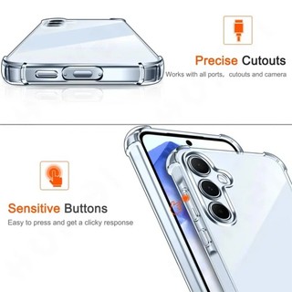 Ốp Lưng Trong Suốt Cho Samsung Galaxy S24 FE 5G Slim Soft TPU Vỏ Bảo Vệ Trên SamsungS24FE Samung S24FE S25FE S 24FE 25FE 5G