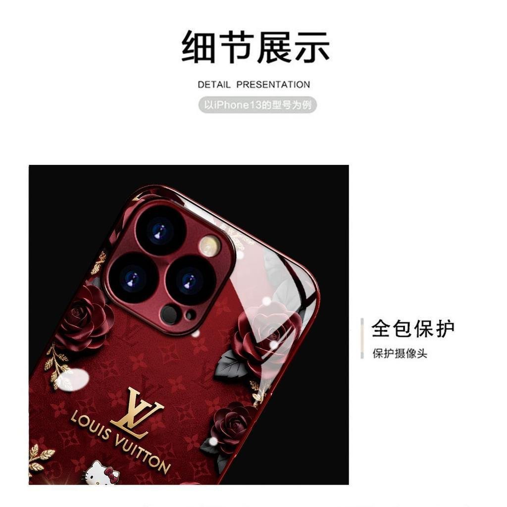 Kính Mạ Điện Chống Sốc Hoa Hồng Phong Cách Mới Ốp Lưng Điện Thoại Nữ 17PROMAX iPhone17PRO / 15 14 13 12 11 / 16