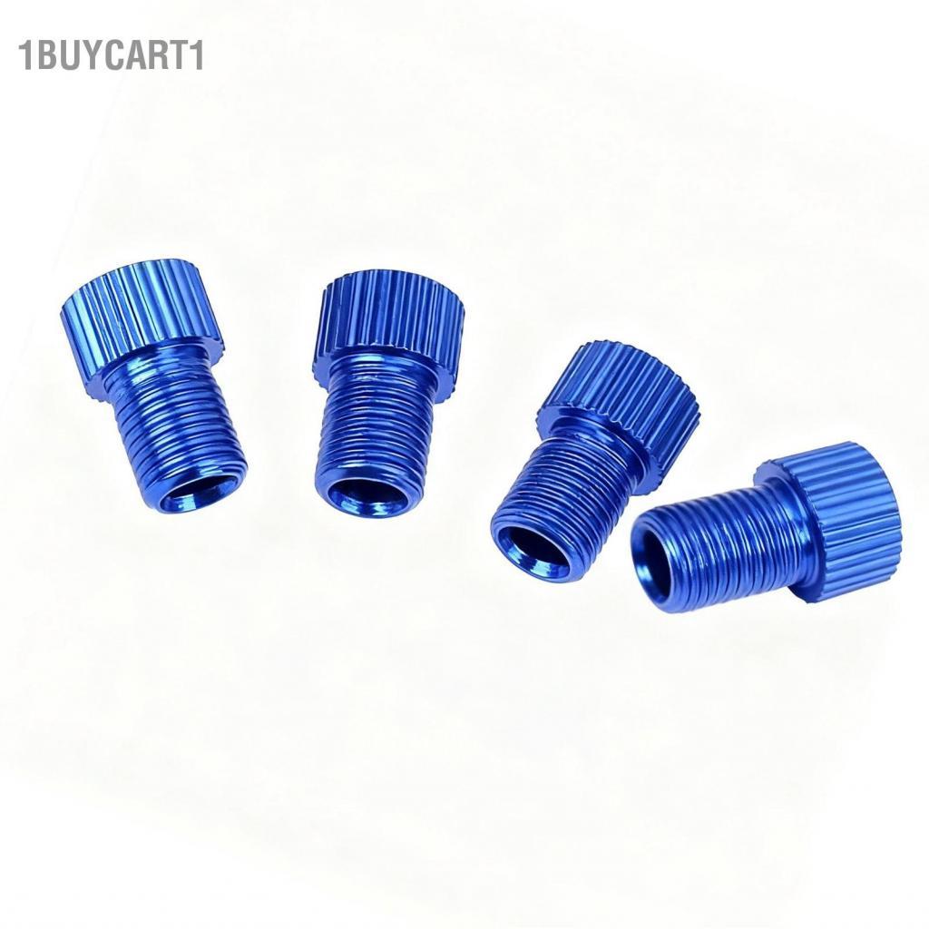 1buycart1 Bộ điều hợp van xe đạp Đầu phun hợp kim nhẹ và nhôm chuyển đổi sang Schrader Turn UK US Lắp đặt dễ dàng cho xe đạp đường bộ