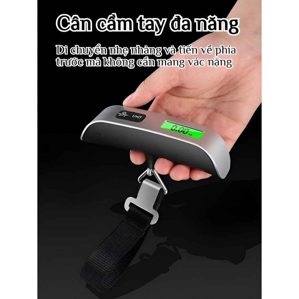 ✨🔥Giá sốc🔥Cân hành lý treo nhẹ dễ dàng di chuyển/Cân cầm tay/Cân điện tử gắn móc/Cân hành lý xách tay 50KG/Cân cầm tay gia đình/Cân cầm tay có cán dày