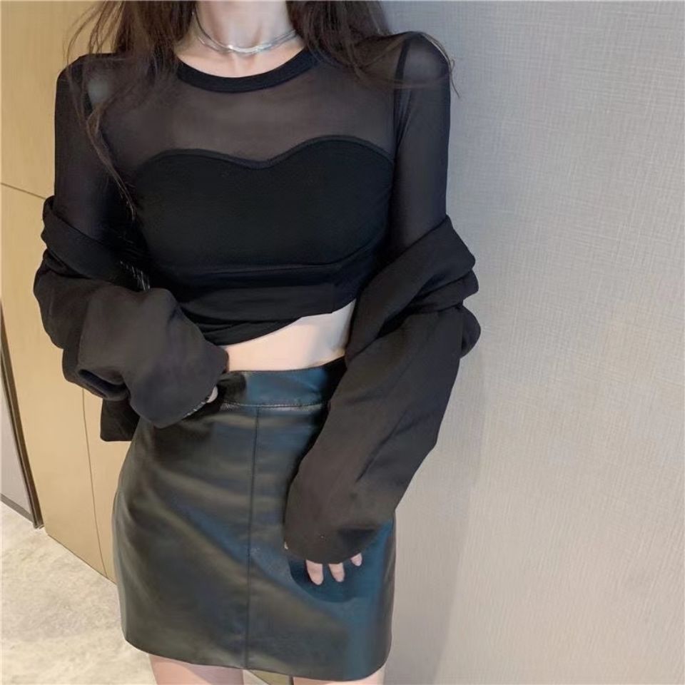 Milyfashion Áo Thun Tay Dài Cho Bé Gái, Thiết Kê Phù Hợp Với Quần Short