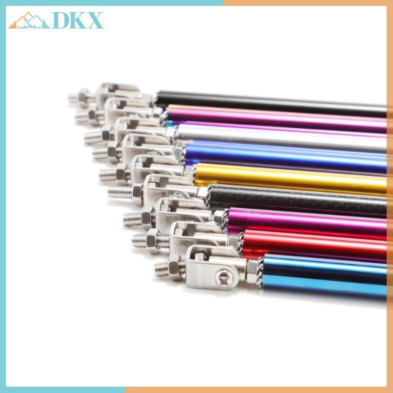 DKX 2x Universal Racing Có thể điều chỉnh cản trước phía sau Bộ chia môi Bộ thanh hỗ trợ Racing 75mm / 100mm / 150mm / 200mm Điều chỉnh kiểu dáng ô tô.