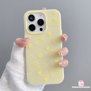 Ốp Lưng Cho Iphone 16 17 13 12 15 14 11 Pro Max Air XR XS X Max 8 6 14 15 6s 7 Plus Hoạt Hình Ngọt Ngào Dễ Thương HelloKitty Màu Kẹo Mới 2 Trong 1