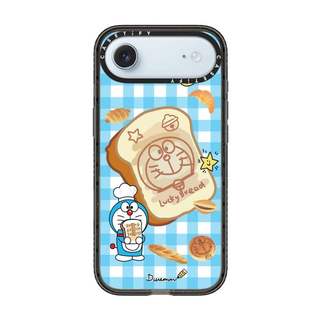 CASECASE X Doremon Memory Bread Black Edge Clear Hard Từ Hút Tác Động Dành Cho Apple IPhone 12 13 14 15 16 17 Pro Max Air Plus Có Hộp