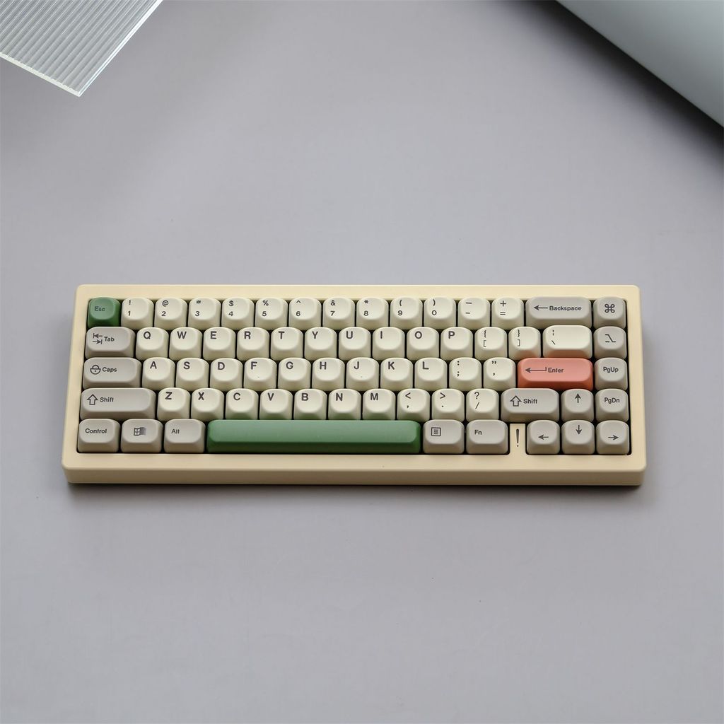 GMK9009 Retro Keycaps Chất liệu thăng hoa thuốc nhuộm PBT Tương tự như MOA Chiều cao Áp dụng KOA139 Bàn phím cơ Keycaps