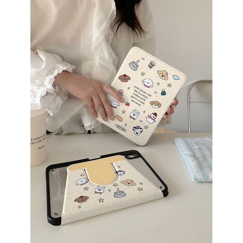 Ốp Bảo Vệ Cho iPad pro 12.9 M4 24S pro11 Air2 air11 25S A16 gen11th Air4 / air5 Gen5 / 6 air13 inch Gen7 Gen8 Gen9 Mini4 / 5 / 6 thế hệ thứ 10 M2 Air6 M3 Air7 Vỏ Xoay 360 Độ