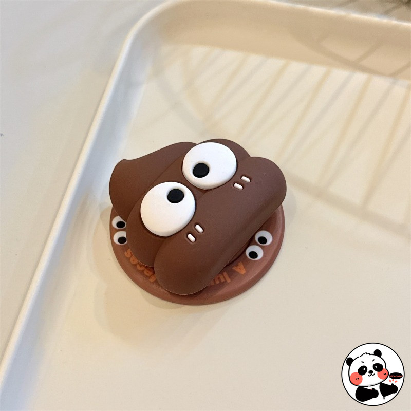 Silicone Từ Giá Đỡ Điện Thoại Để Bàn Lười Hoạt Hình Ngộ nghĩnh Poop Gấu Dễ Thương Thỏ Bò Thoáng Mát ins Phong Cách Vỏ Giá Đỡ Bao Đứng