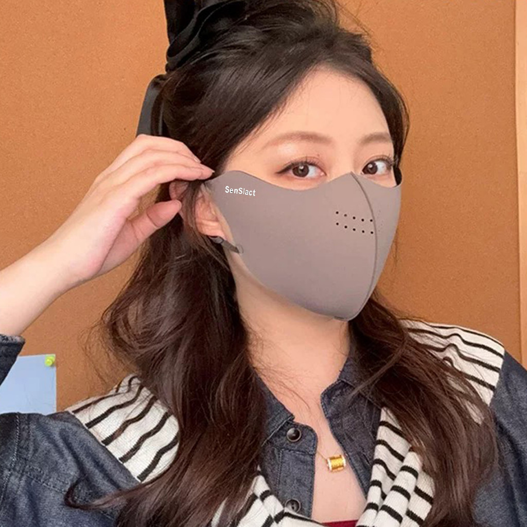 Mặt nạ trượt tuyết đi xe đạp ngoài trời - Tấm che mặt lông cừu 3D giữ nhiệt, chống gió và sương mù