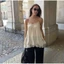 SUNKISSD Sling Top, Áo Tank không tay đường phố cao cấp, Ren đen Phong cách gợi cảm Trang phục dự tiệc