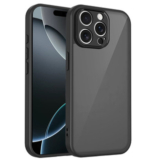 Dành Cho iphone 16 15 14 13 12 11 Pro Max Ốp điện thoại Cứng Mờ Da-Cảm Giác Mềm Khung TPU Chống Sốc Mỏng Vỏ