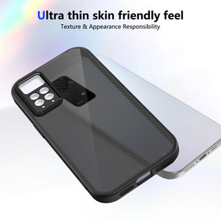 Dành Cho Redmi Note 11 Pro 4G / 5G / Note 12 Pro 4G Ốp điện thoại Cứng Mờ Da-Cảm Giác Mềm Khung TPU Chống Sốc Mỏng