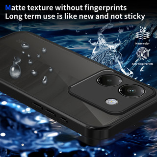 Dành Cho Xiaomi POCO M7 Pro 5G Ốp điện thoại Cứng Mờ Da-Cảm Giác Mềm Khung TPU Chống Sốc Mỏng Vỏ