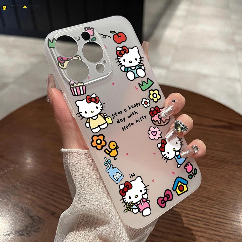 Dành Cho Google Pixel 10 9 8 Pro XL 10A 9A 8A GooglePixel10A Vỏ Điện Thoại Màu Trắng Trong Suốt Hello Kitty Mèo Nơ Nơ Hoa Donut Hoạt Hình Dễ Thương Trong Suốt Vỏ Mềm Mỏng