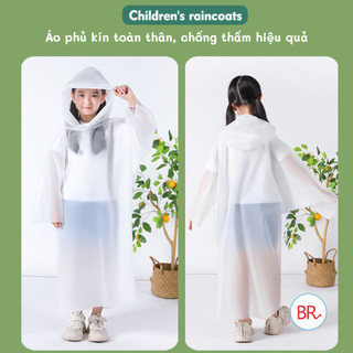 Set 7 Áo Mưa Giấy Siêu Dai Gấp Gọn Tái Sử Dụng, Áo Mưa 1 Lần Cho Trẻ Em Xinh Xắn