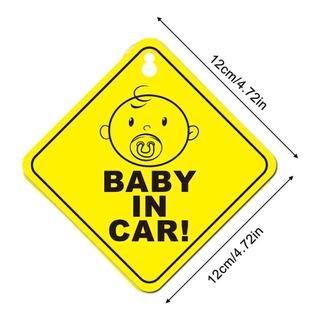 Baby on Board Sign Stickers Baby on Board Reflective Decal Child in Car Stickers for Window Bumper Safety Warning hdjvn