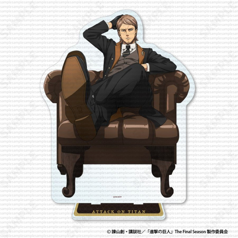 Attack on Titan Digned Acrylic Stand Hange Levi Jean Eren Anime Mô Hình Tượng Bộ Sưu Tập Quà Tặng