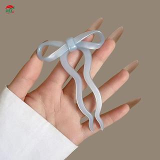 Nơ kẹp tóc mỏng hình chữ U, phụ kiện tóc đơn giản hàng ngày